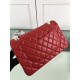 Replica Borsa Classica Grande Pelle Di Vitello Grana Metallo dorato A56800 Rosso