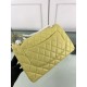 Replica Borsa Classica Grande Pelle Di Vitello Grana Metallo dorato A56800 Giallo