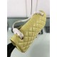 Replica Borsa Classica Grande Pelle Di Vitello Grana Metallo dorato A56800 Giallo