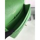 Replica Borsa Classica Grande Pelle Di Vitello Grana Metallo dorato A56800 Verde