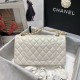 Replica Borsa classica con pattina A1112 Beige