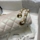 Replica Borsa classica con pattina A1112 Beige