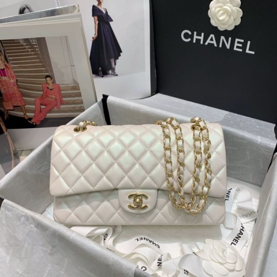 Replica Borsa classica con pattina A1112 Beige