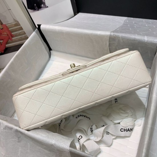 Replica Borsa classica con pattina A1112 Beige