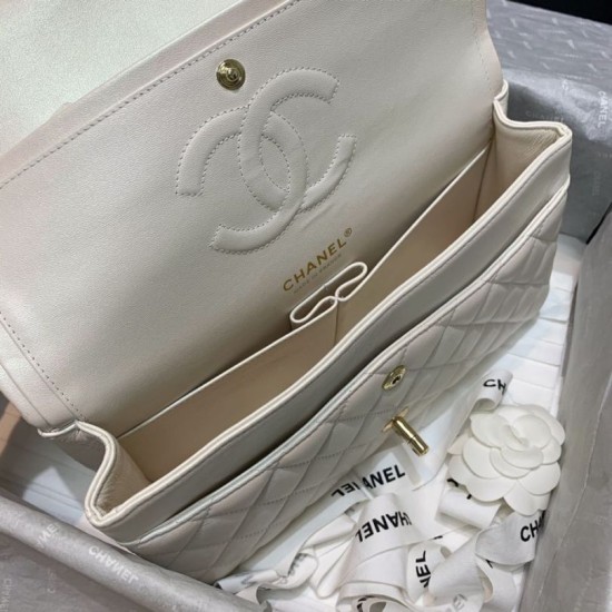 Replica Borsa classica con pattina A1112 Beige