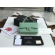 Replica Borsa Classica In Pelle Di Vitello Grana A1112 Verde Chiaro