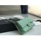 Replica Borsa Classica In Pelle Di Vitello Grana A1112 Verde Chiaro