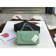 Replica Borsa Classica In Pelle Di Vitello Grana A1112 Verde Chiaro