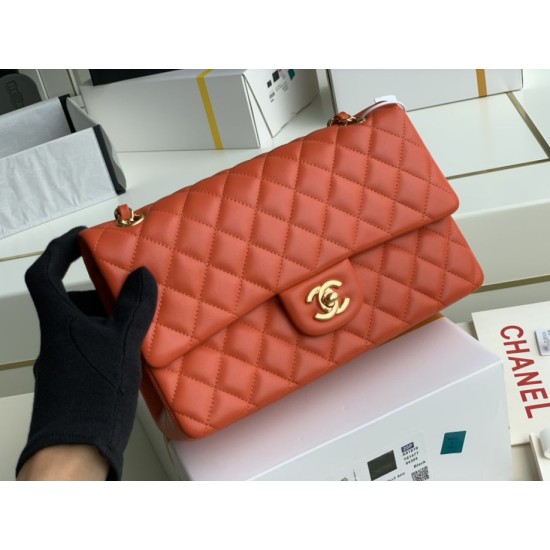 Replica Borsa classica con pattina A1112 Rossa