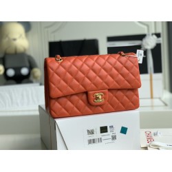 Replica Borsa classica con pattina A1112 Rossa
