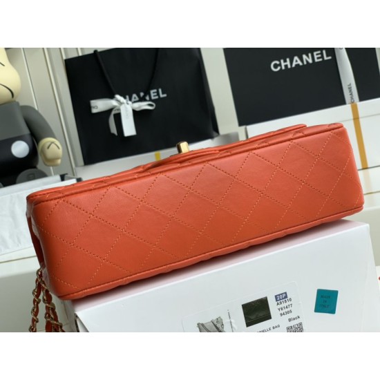 Replica Borsa classica con pattina A1112 Rossa
