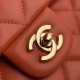 Replica Borsa classica con pattina A1112 Rossa
