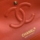 Replica Borsa classica con pattina A1112 Rossa