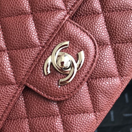 Replica Borsa Classica Con Patta In Vitello Granato A1112 Claret
