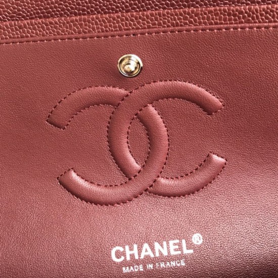 Replica Borsa Classica Con Patta In Vitello Granato A1112 Claret