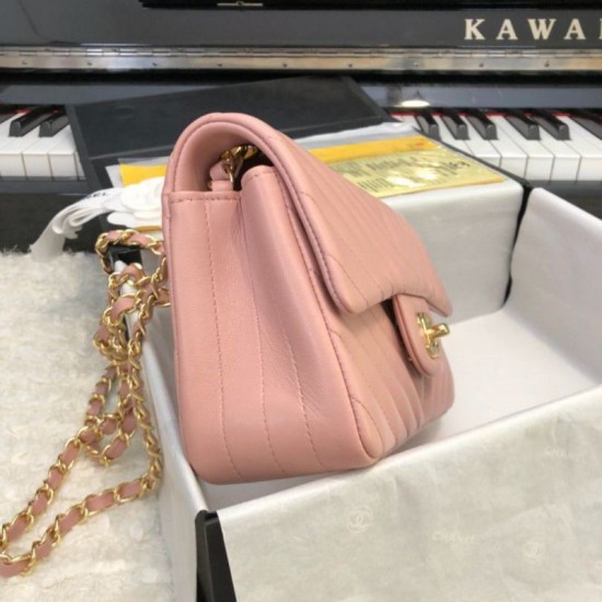 Replica Borsa Classic Flap A1116 Rosa