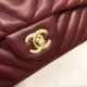 Replica Borsa classica con patta A1116 Claret