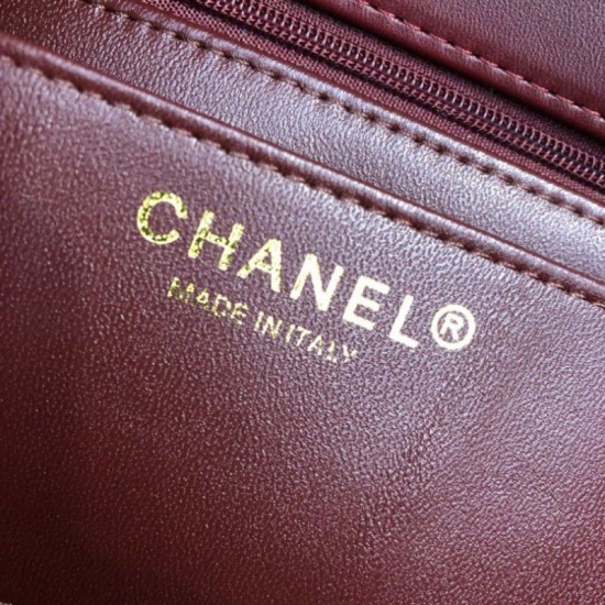 Replica Borsa classica con patta A1116 Claret