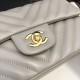 Replica Borsa a patta classica A1117 Hardware in oro grigio