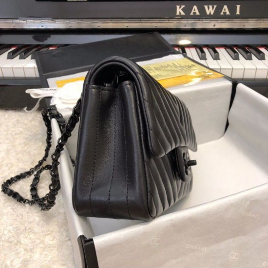 Replica Borsa a patta classica A1116 Hardware nero