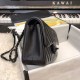 Replica Borsa a patta classica A1116 Hardware nero