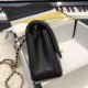 Replica Borsa a patta classica A1116 Hardware in oro nero