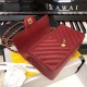 Replica Borsa a patta classica Pelle di vitello A1116 Rossa