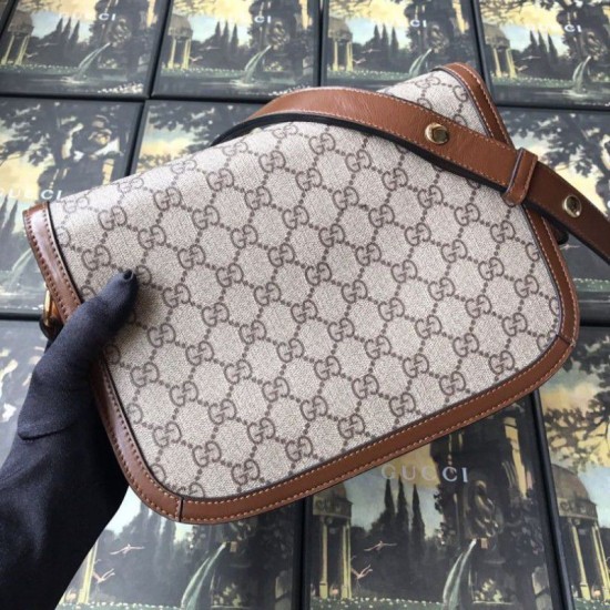 Replica Anteprima esclusiva online di 1955 Horsebit Bag Coffee