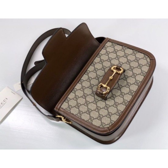 Replica Anteprima esclusiva online Borsa da equitazione 1955 marrone