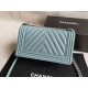Replica Boy Classic Chevron Flap Borse A67086 Azzurro
