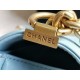 Replica Boy Classic Flap Borse A67086 Pelle di agnello azzurra