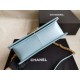Replica Boy Classic Flap Borse A67086 Pelle di agnello azzurra