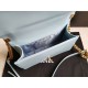 Replica Boy Classic Flap Borse A67086 Pelle di agnello azzurra