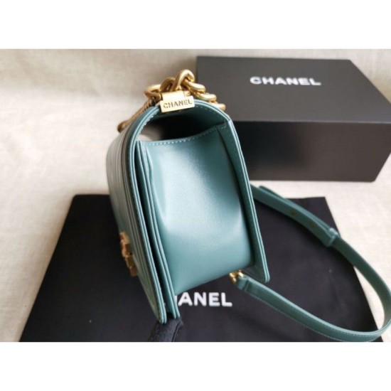 Replica Boy Classic Flap Borse A67086 Pelle di agnello blu