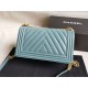 Replica Boy Classic Flap Borse A67086 Pelle di agnello blu