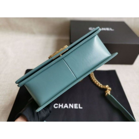 Replica Boy Classic Flap Borse A67086 Pelle di agnello blu