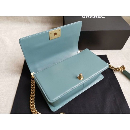 Replica Boy Classic Flap Borse A67086 Pelle di agnello blu
