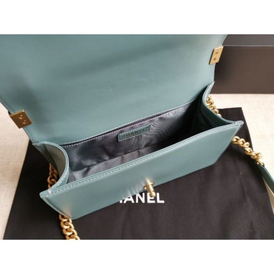 Replica Boy Classic Flap Borse A67086 Pelle di agnello blu