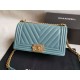 Replica Boy Classic Flap Borse A67086 Pelle di agnello blu