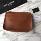 Replica Borsa a catena media Niki YSL Saint Laurent Marrone