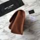 Replica Borsa a catena media Niki YSL Saint Laurent Marrone