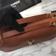 Replica Borsa a catena media Niki YSL Saint Laurent Marrone