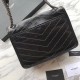 Replica Borsa a catena media YSL Saint Laurent nera