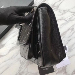 Replica Borsa a catena media YSL Saint Laurent nera