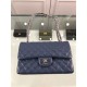 Replica Borsa Classic Jumbo Flap A01112 Blu