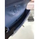 Replica Borsa Classic Jumbo Flap A01112 Blu
