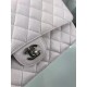Replica Borsa Classic Jumbo Flap A01112 in pelle di caviale bianca