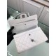 Replica Borsa Classic Jumbo Flap A01112 in pelle di caviale bianca