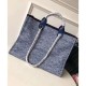Replica Canvas Large Deauville Tote A66942 Blu