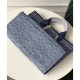 Replica Canvas Large Deauville Tote A66942 Blu